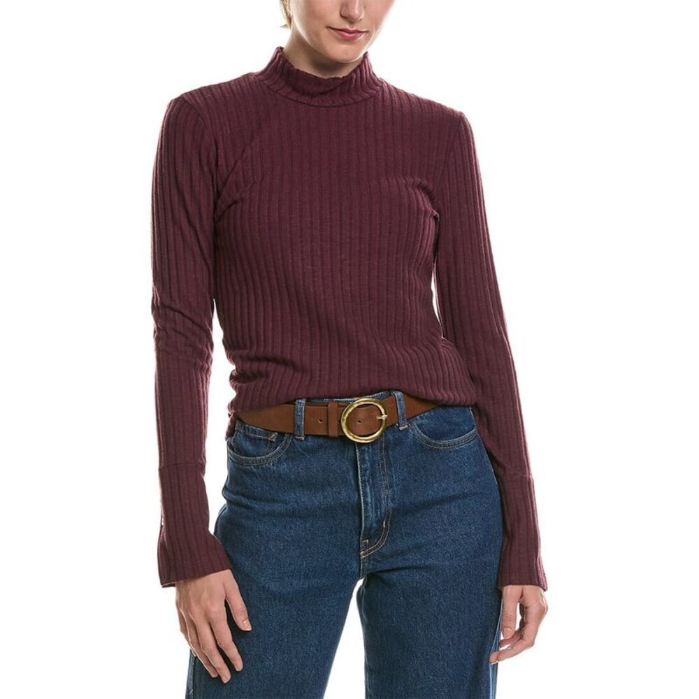 Michael Stars Womens  Opal Turtleneck Top